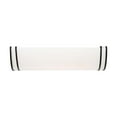 thumbnail image 5 of Nuvo Glamour LED 25-in Linear Flush Mount Fixture Black Finish CCT Selectable, 5 of 7