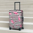 thumbnail image 5 of Uemuo Flamingos Printed Washable Luggage Cover - Fashion Suitcase Protector Fits 18-32 Inch Luggage -Small, 5 of 9