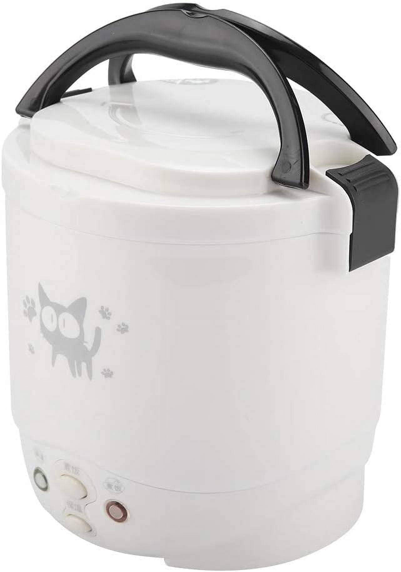 Rice Cooker 12V Electric Lunch Box Portable Travel Cooker with  Warm Function Non Stick Pot for Car Camping