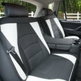 thumbnail image 2 of Ultra Comfort High Grade Leather Seat Covers For Car Truck SUV Van - Rear Set, 2 of 3