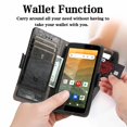 thumbnail image 3 of Compatible avec Vodafone Smart E11 Étui Portefeuille en Cuir Blocage Rfid Porte-Cartes Folio Rabattable Antichoc, 3 of 3