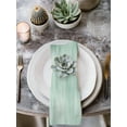 thumbnail image 2 of Green Cloth Napkins Set of 4 Reusable Dinner Napkins, Modern Abstract Art Ombre Striped Cocktail Napkin Washable Table Napkins for Wedding/Holiday Party/Baby Shower 20"x20", 2 of 7