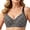 Black, variant on Women's Stylish Plaid Print Wireless Bra, Firm Bust Lifting Support, Soft Skin-Friendly All-Day Comfort, Daily Essential Lingerie