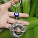 thumbnail image 3 of Llavero Azul Turco Ojo de Mal, Llavero de Protección de Fátima, rno Colgante Colgante Delfín de la Buena Suerte rno para Colgar en el Coche del Mal de Ojo para Colgar en Llaves y Bolsos, 3 of 3