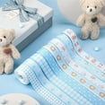 thumbnail image 1 of Baby Shower Bear-Themed Grosgrain Ribbon - 8 Rolls  7/8 Inch  Blue Craft Ribbon for Gift Wrapping  Party Decor & Diaper Cake  40 Yards Total, 1 of 5