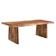 thumbnail image 2 of Taran Designs Darcy 9-piece Solid Wood Dining Set in Brown, 2 of 13