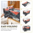 thumbnail image 2 of Yayeee Collapsible Cube Storage Bin with Lid Fabric Closet Decorative Basket with Handles, Mountains at Dawn, 2 of 7
