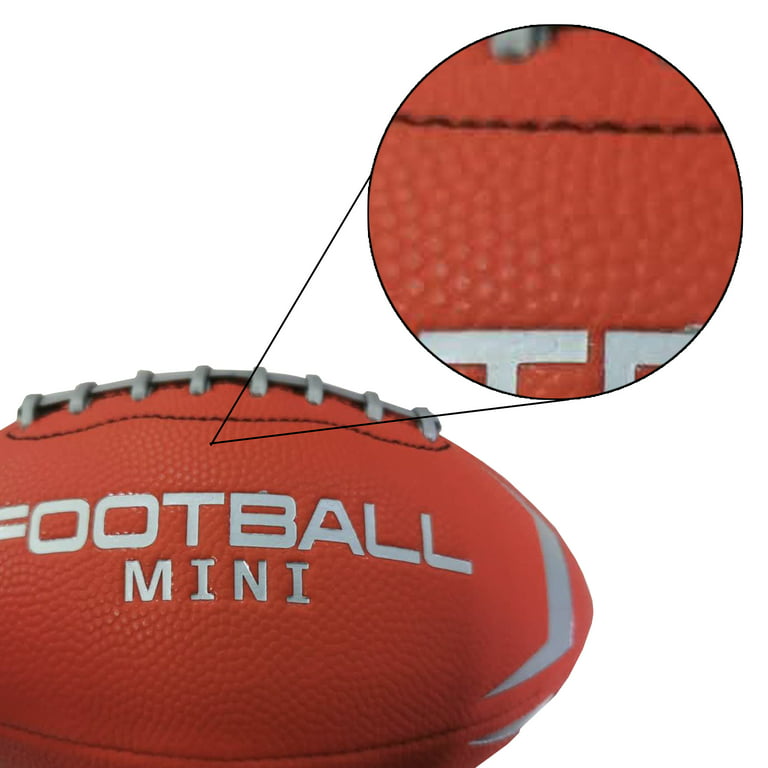 Magic Time Mini 6” Rubber Football, Toy Ball, Red, Kids Teen Adult, Unisex