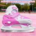 thumbnail image 6 of JZY Comfortable Kids Ice Skates with Breathable Fabric,Adjustable & Smooth Gliding for Boys & Girls (Ages 3-12),Perfect for Indoor and Outdoor Skating, 6 of 7