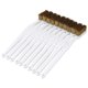 thumbnail image 5 of 100 Piezas de Cepillo de Cerdas de Metal de Laton de 6.9 Pulgada de Longitud de Manija de Plastico Blanco, 5 of 10