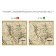 thumbnail image 3 of HISTORIX 1846 Map of Texas State Vintage Poster Wall Art Print, 24 x 30 Inch, 3 of 8