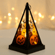 thumbnail image 3 of Halloween Portable Lantern Orange LED Light, Pumpkin Witch Skull Flame Lamp Hanging Lantern... Levamdar  CPB-SSW167-3, 3 of 5