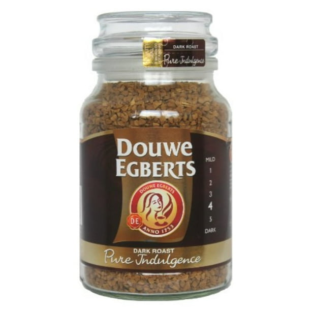 Douwe Egberts Pure Indulgence Instant Coffee in Jar, Dark Roast, 7.05