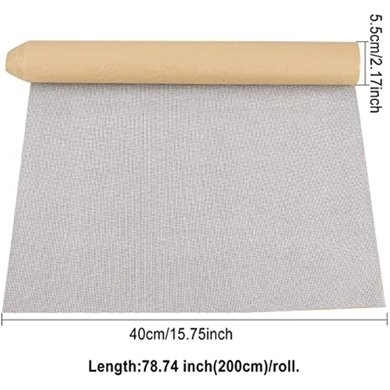 Fine Linen Repair Patches, Self-Adhesive Linen Fabric Patches, 12x40 inch Extra size, Multi Color, Can Be used for Linen Sofa Repair and Linen