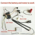 thumbnail image 1 of Weelye DIY Wire Kit Modified Of Kids Electric Car Spare Parts Tools 1 Set Of RX30 24V B, 1 of 5
