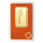 1 oz Gold Bar Valcambi Suisse .9999 Fine (in Assay)