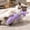 55#Purple, variant on Long Furry Pet Toy 36cm Straight Body, Kick Pillow Cuddling Scratching Play Toy for Indoor Cats, Soft Fleece Stress Relief Multiple Colors for Kittens Daily Interactive Fun