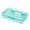 04#Mint Green, variant on Fasiaou Pencil Box Large Capacity Plastic Pencil Case Transparent Hard Stackable Stationery Storage Case with Snap Lid Crayon Box Multipurpose Small Container for Pens Pencils Supply Boxes