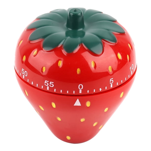 Temporizador De Cocina, Temporizador Mecánico En Forma De Fresa, Temporizador De Cuenta Regresiva Manual De 60 Minutos Para El Aula, Estudio En El Hogar, Cocinar, Leer, Hacer