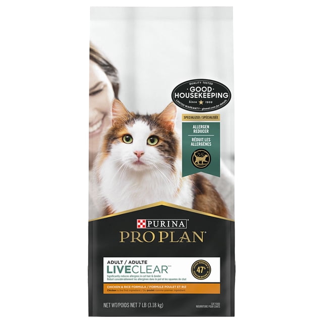 Feline Adulte - Vivant Clair - Poulet et Riz - Nourriture Sèche pour Chat