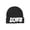 Black, variant on Studded LOVE Cuffed Beanie - Red