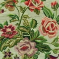 thumbnail image 6 of WYYP Flowers Leaves Annabel Kidston Round Tablecloth with Elastic Edge 100% Polyester Fiber Waterproof White, 6 of 8