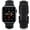 black black buckle, variant on HUAFIY  Apple Watch Band 38mm 40mm 41mm,Brown Top Grain Leather Band Compatible iWatch Series 8/7/6/5/4/ 3/ 2/ 1, SE ,Ultra