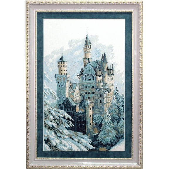 Cross-stitch kit M-98C (A-151) "Winter castle"