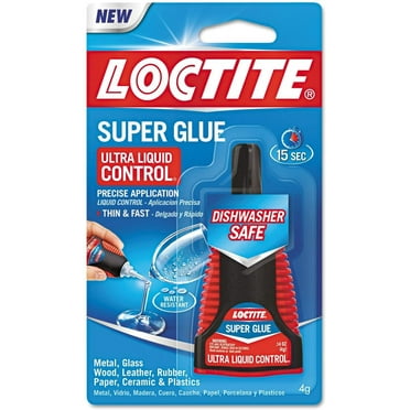Loctite Ultra Liquid Control Super Glue, Water-Resistant, 0.14 oz