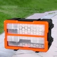 thumbnail image 3 of Caja de herramientas Sunnimix organizador de hardware plástico transparente 29.5x16.5x19cm, 3 of 4