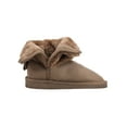 thumbnail image 4 of Kids Girls Snow Boots Sherpa Lined Faux Suede Velcro Winter Boots Camel 11, 4 of 4