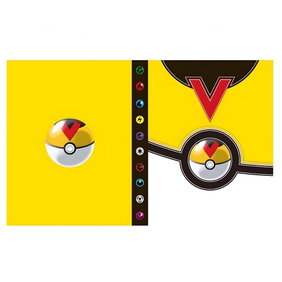 PTCG Card Binder 4 Pocket, Trading Card Holder Fits 240 Cards, Portable Collection Card Ablum, Game Card Case Book聽
