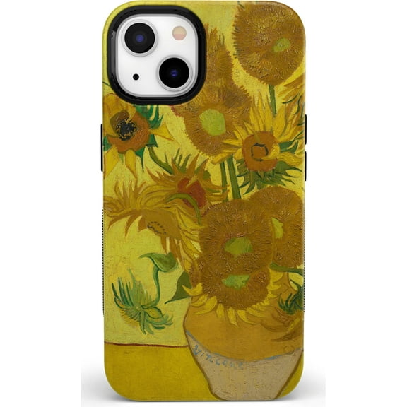 Casely iPhone 13 Case | Compatible with MagSafe | Van Gogh Sunflowers Phone Case