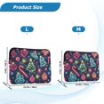 thumbnail image 4 of FORMRS 13-13.3 inch Laptop Sleeve Case Soft Carrying Quilted Computer Bag Cover, Neon Christmas, 4 of 7