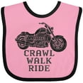 thumbnail image 3 of Inktastic Crawl Walk Ride Motorcycle Boys or Girls Baby Bib, 3 of 4