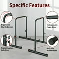 thumbnail image 5 of Ambifirner Heavy Duty Power Tower Dip , 550 LBS Capacity Dip Station & Pull Up Bar, with Detachable Bench for Full Body Workout, Foldable Home Gym Equipment, 5 of 8