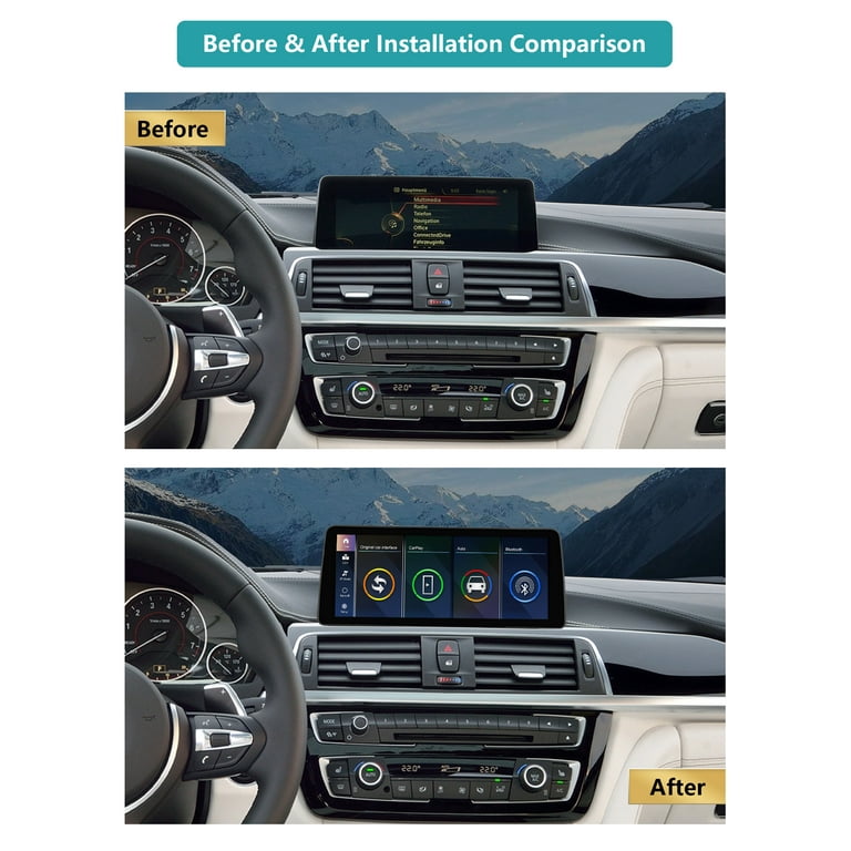 For BMW Series3 4 F30 F31 F34 F32 F33 upgrade Apple CarPlay & Android