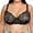 Black, variant on Women's Lace Underwire Push up Bras Plus Size Full Coverage T Shirt Bras Comfortable Everyday Bralettes Red 90E