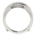 thumbnail image 2 of FB Jewels 14k White Gold 3/4 CTW Diamond Ring Guard Size 7, 2 of 3