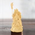 thumbnail image 3 of Figuras talladas de Guan Yu, amuleto de estatua de Buda tallada a mano para decoración del hogar, 3 of 8