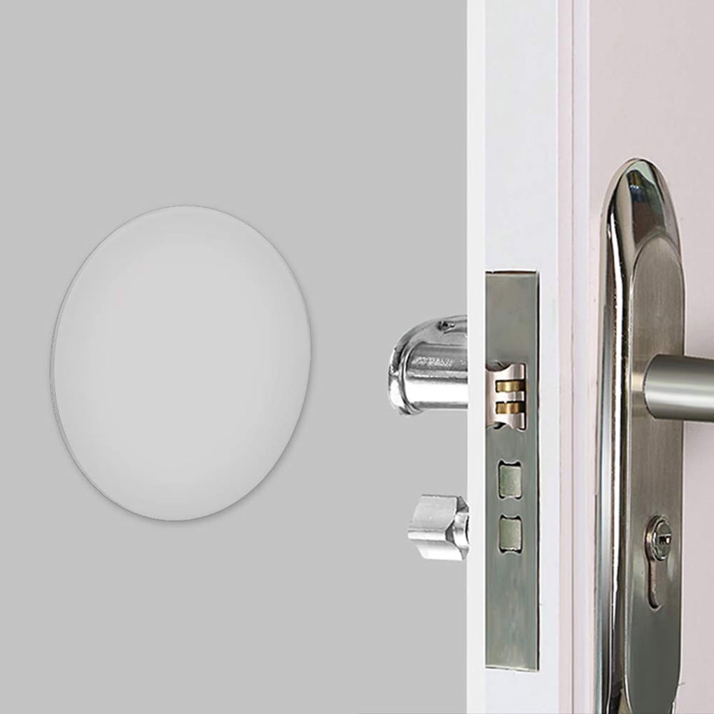 2pcs Anti-collision Silicone Doorknob Wall Crash Pad Door Handle Silencer UK 