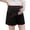 Black, variant on Women Maternity Pants Solid Color Stretchy Waist Comfortable Pregnancy Jeans Shorts Summer Loose Fit Casual Over Belly Elastic Mom Shorts Trendy Pregnant Shorts