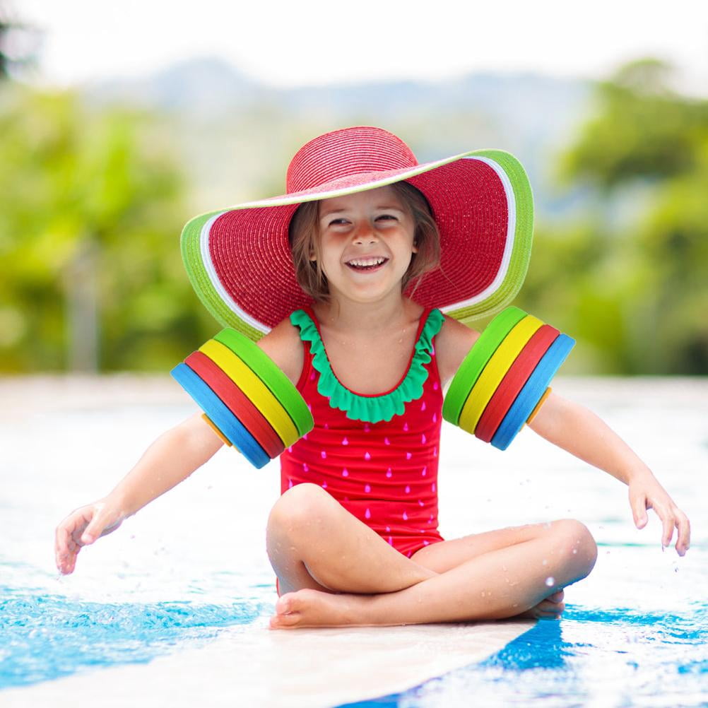 Lot De 6 Flotteurs Bras De Natation Enfant - Disques Mousse EVA - Pas De Gonflage - Pour Apprentissage 2-7 Ans