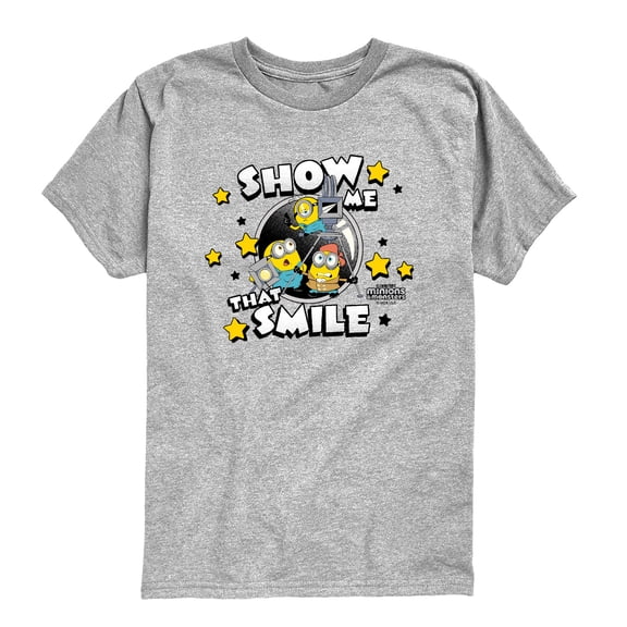 Minions 3 - Show Me That Smile - Toddler Boys Short Sleeve Graphic T-Shirt