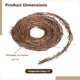 thumbnail image 4 of 3 uds de vides de ramita de vid Natural Timcorr 15 pies para manualidades DIY decoración de pared, 4 of 5