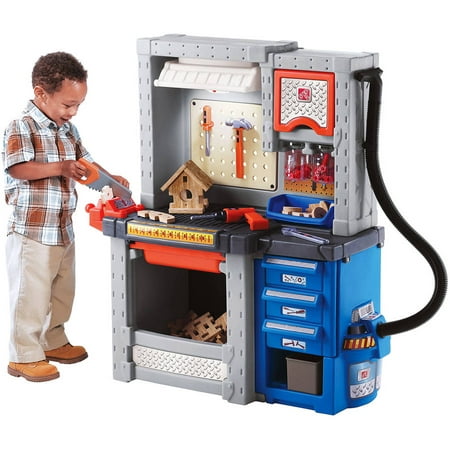 Step2 Deluxe Workshop Workbench with 50-piece Accessory 