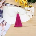 thumbnail image 4 of U8MO 2X 3'' Tassel Trim Craft Jewelry Making DIY Pendant Curtain Earrings Tassel-2# pink-2pcs, 4 of 8