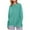 Mint Green, variant on TFEOQRY Pullover Sweater for Women Fashion Solid Color Loose Knitwear Long Sleeved Round Neck Sweater Top Mint Green