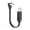 0.3m-Bend down, variant on USB-B Equipment A-to-B Flat Cable for Mixer Keyboard Printer, 480Mbps Silicone Cord with Reinforced Connector, 30cm/100cm/150cm
