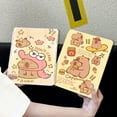 thumbnail image 5 of Tuohive TPU Trifold Stand Smart iPad Case For iPad with Pencil Holder Gen9 Gen8 Gen7 10.2 Air4 Air5 10.9 Pro11 2020/2021 Anti drop Cartoon Capybara, 5 of 9
